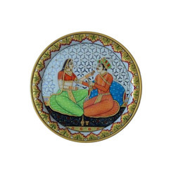 Manufacturers Exporters and Wholesale Suppliers of Painted Shahjahan Marble Plate Bengaluru Karnataka Painted Shahjahan Marble Plate